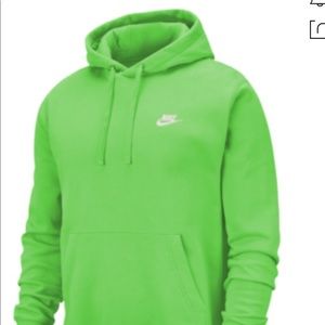 Like green Nike hoodie